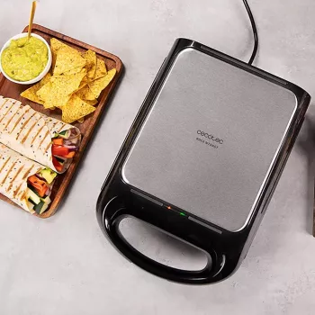 Cecotec Sandwichmaker | Rock'nToast Family 3in1 | 1500 W | Anzahl Platten 3 | Schwarz