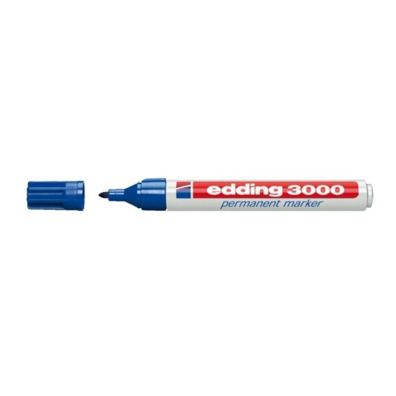 Permanentmarker Edding 3000 Blau 10 Stück