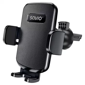 Phone Grip SAVIO CH-05, schwarz – strapazierfähiges Schutzzubehör für Mobiltelefone