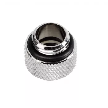 Bitspower Multi-Link Adapter gerade G1/4 Zoll AG auf 12 mm AD Hardtube - Silber Glänzend