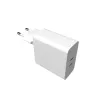 Ladegerät FIXED FIXC65-2C-WH Innenbereich AC Schnellladung 2x USB Type-C