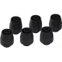 Alphacool HF Einschraubfitting TPV - 12,7/7,6 mm gerade - Schwarz - 6er Kit (17453)