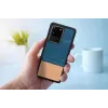 Schutzhülle für Smartphone Man and Wood Galaxy S20 Ultra Denim Schwarz