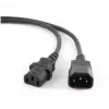 Gembird PC-189 Netzkabel Schwarz C14-Kupplung
