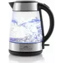 Wasserkocher ETA Crystela II 1,7 L 2200 W, Glaskorpus, Edelstahl, schwarze Akzente