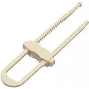 Kindersicherung Schrankschiebeschloss Olympia BS 805, weiß, 6er-Set, 61×19×224 mm