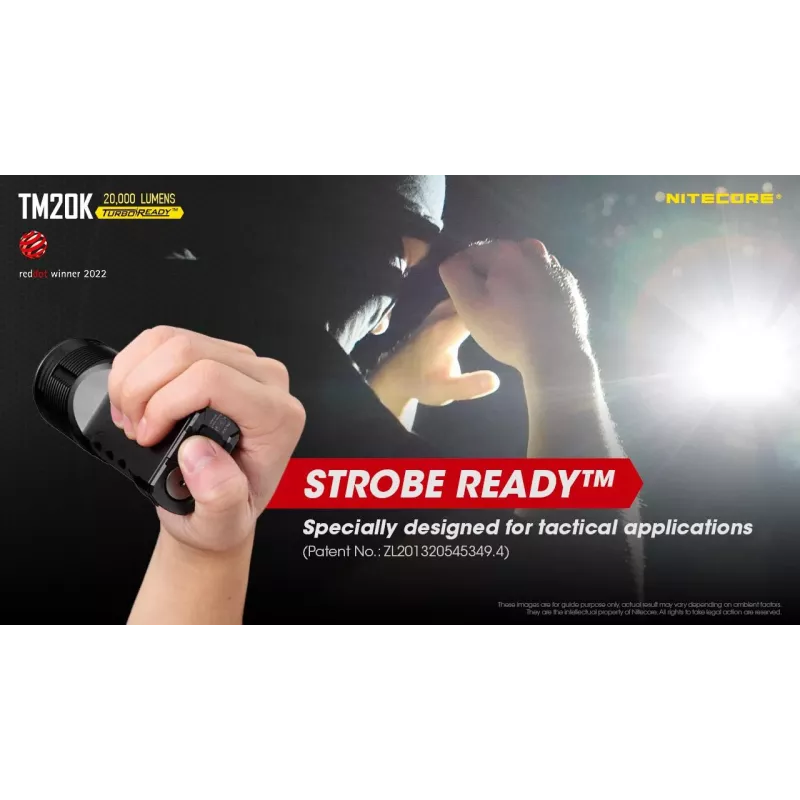 Taschenlampe Tiny Monster SERIES/20000 Lumen TM20K Nitecore