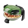 Delizia Pizzaofen G1000603 (Grün, 1.200 Watt, für Pizza Ø 31 cm)