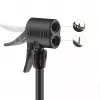 Rockbros 42610002001 Fahrrad-Standpumpe mit Manometer Schwarz
