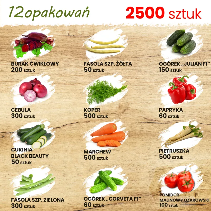 TORAF Gemüsesamen-Set - 12er-Pack