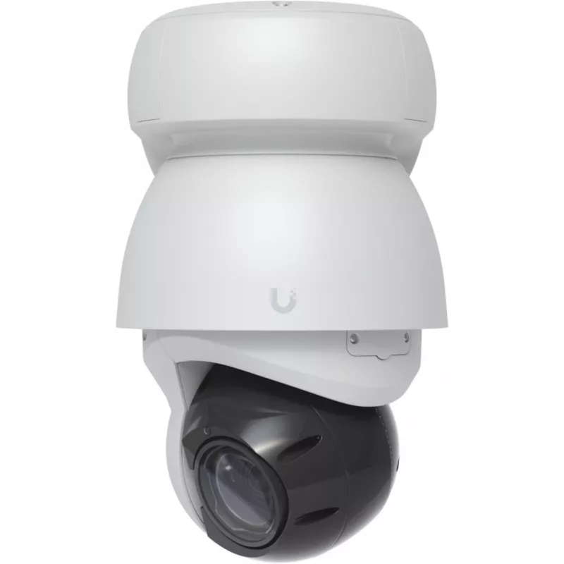 IP-Überwachungskamera UBIQUITI UVC-AI-PTZ-W — AI PTZ industriell kugelförmig 3864×2160, 22× optischer Zoom, 360° Drehung, kabelgebunden, Wand/Mast/Schreibtisch, weiß