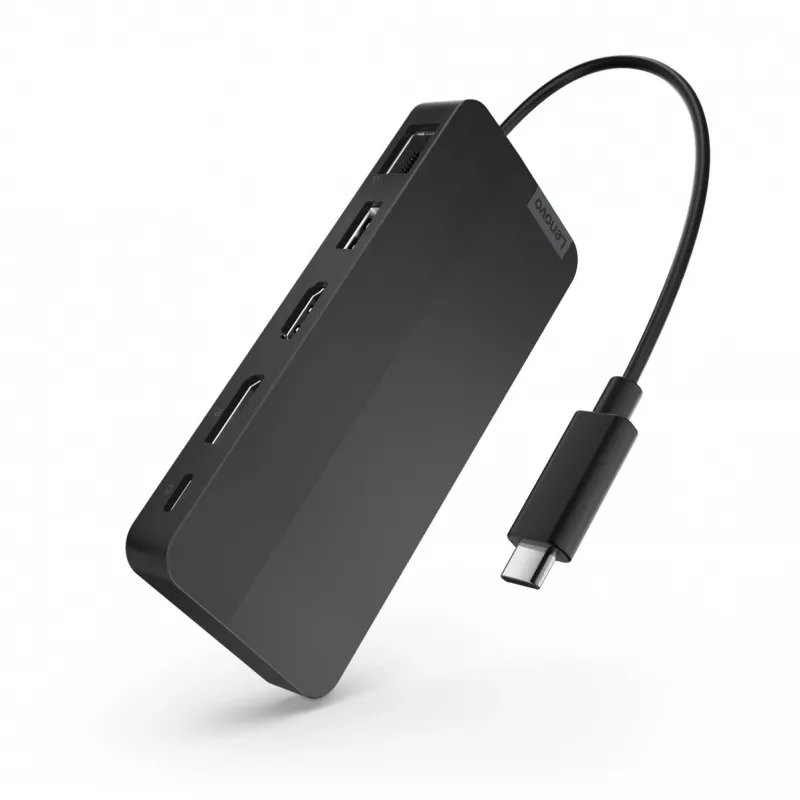 Lenovo 40B90100EU Laptop-Dockingstation/Port-Replikator Kabelgebunden USB 3.2 Gen 1 (3.1 Gen 1) Typ-C Schwarz
