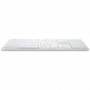 Kabellose Tastatur CLEVETURA CLVX 1 Touch-On-Keys AI — ANSI US Mac-Layout, Scissor-Switches, Aluminiumgehäuse, interaktives RGB