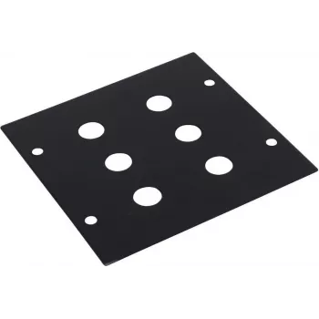 Omnitronic Modul 2HE Panel mit 6x Klinkenbuchsen, 88×88 mm