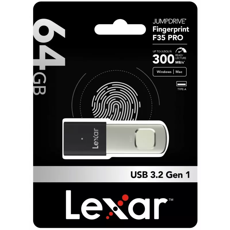USB-Flash-Laufwerk Lexar 64 GB USB Typ-A 3.2 Gen 1 JumpDrive F35 PRO