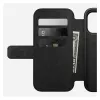 Handyhülle aus Leder Nomad Modern Leather Folio Cover für iPhone 17 Pro, 16 cm (6,3 Zoll), schwarz, 4 Kartenfächer
