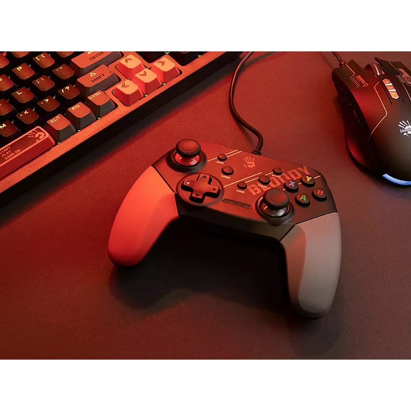 Kabelgebundene Gaming-Maus A4Tech Bloody GP30 Rot — ergonomisches Design, USB-Anschluss