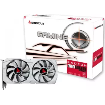 Grafikkarte BIOSTAR Radeon RX 580 8 GB GDDR5, 256-bit, PCIe 3.0 x16, Dual-Lüfter, 1x HDMI, 2x DisplayPort