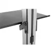 Maclean MC-791N Teleskop-Boden-Decken-TV-Halterung mit Ablage, 37–70 Zoll, 30 kg