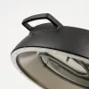 Pizzaofen G3FERRARI Pummarola — elektrischer Tischbackofen, 1200 W, max. Ø 28–31 cm, Steinbackfläche, schwarz/silber