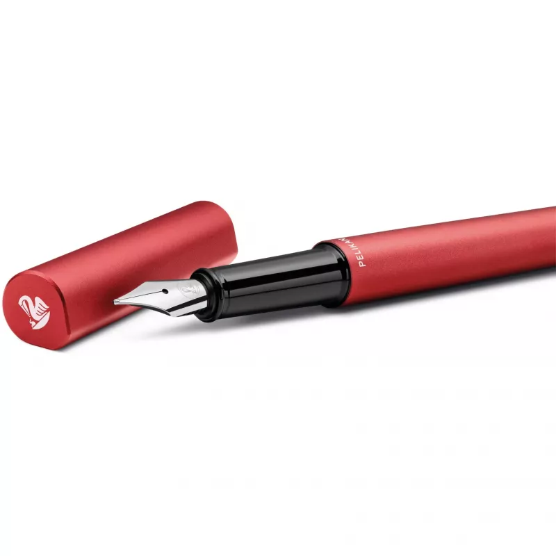 Pelikan Füllfederhalter Ineo Elements P6 Metallgehäuse Feuer-Rot (823685)
