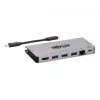 USB-C Dock - 4K HDMI, USB 3.2 Gen 1, USB-A Hub, GbE, Speicherkarte, 100W PD-Ladung, abnehmbares Kabel U442-DOCK5D-GY