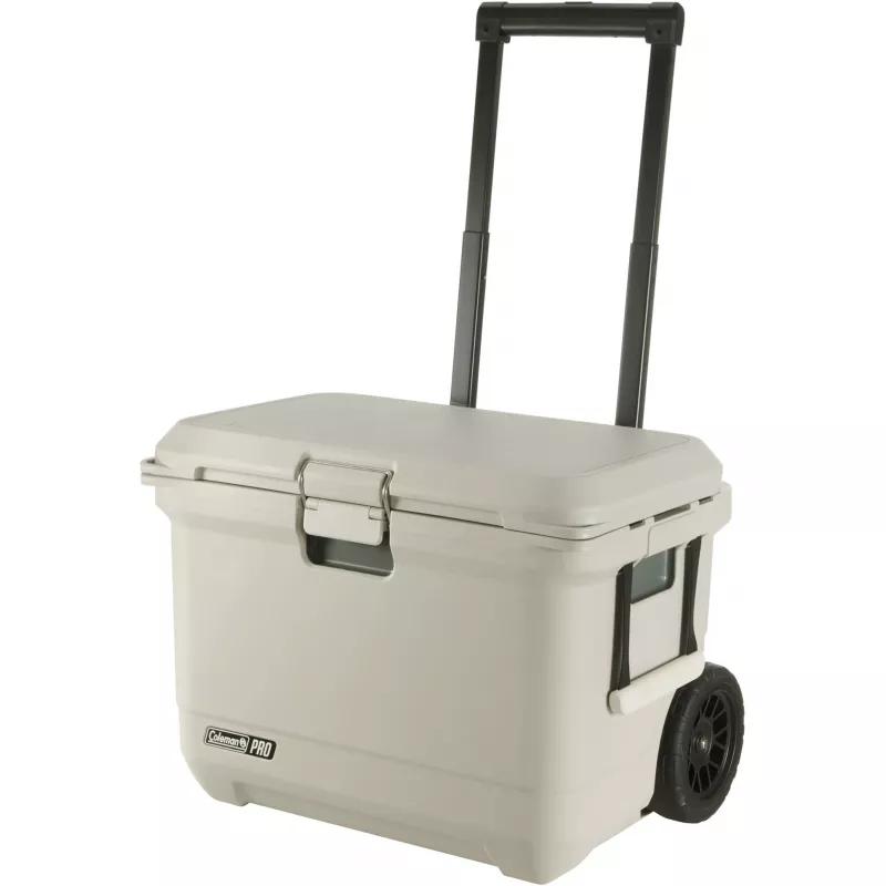 Coleman Pro 55QT Wheeled Cooler Box Weiß 52L 120h