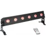 LED-Bar EUROLITE AKKU Bar-6 Entry QCL RGBW, 6x4W LEDs, batteriebetriebene tragbare Beleuchtung