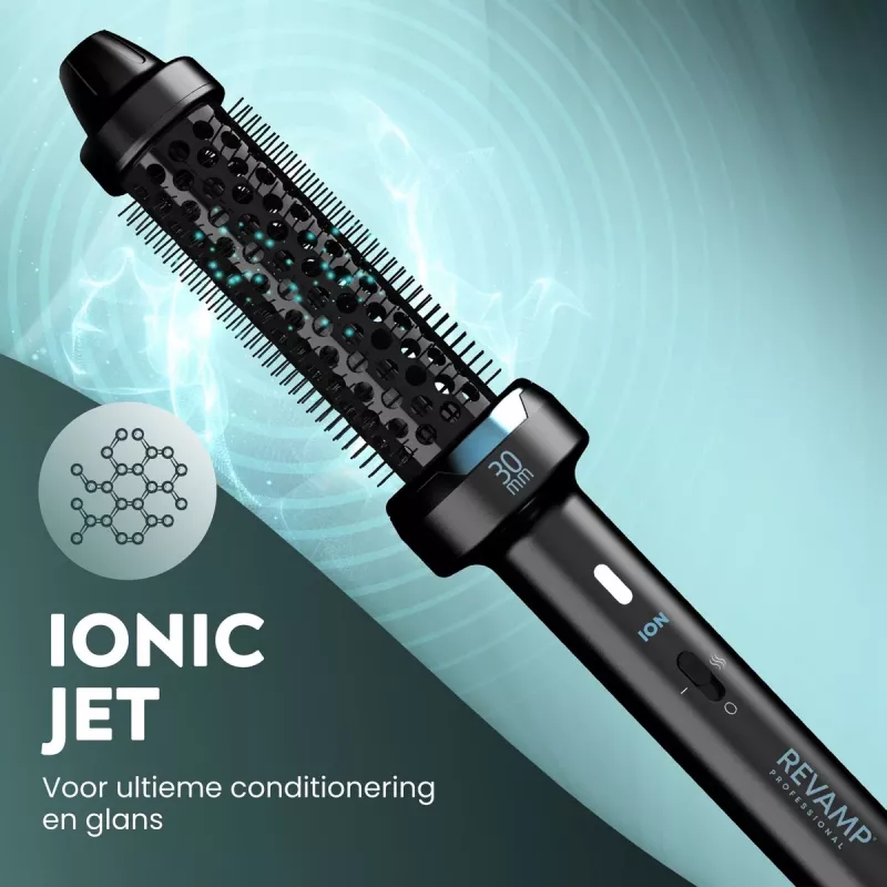 Hot Brush Revamp BR-1300A-EU Ceramic Ionic 30mm – beheizte Stylingbürste für das Haar