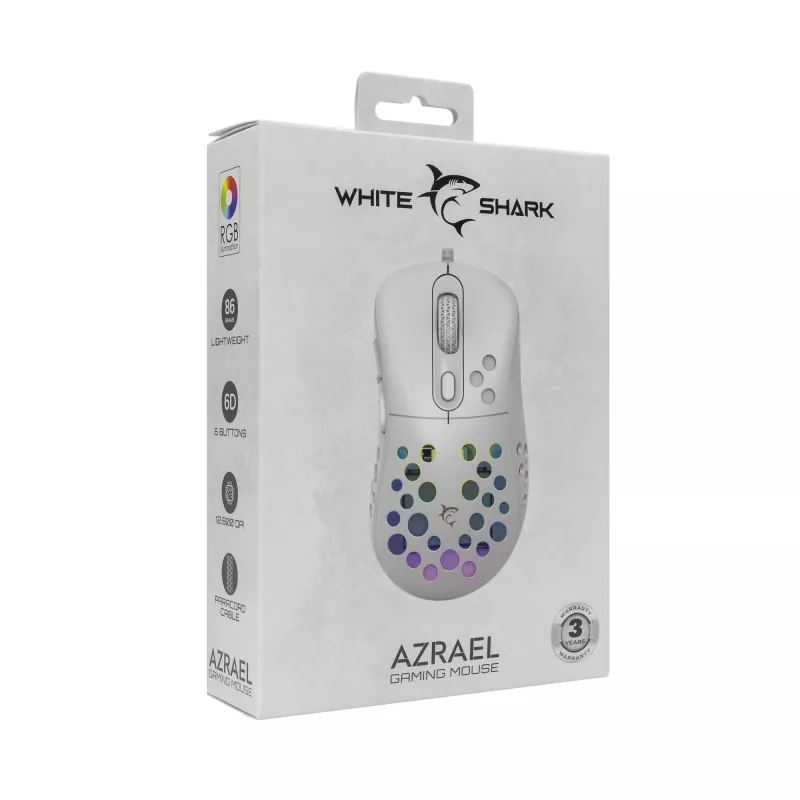 Maus White Shark GM-5013 Azrael White USB