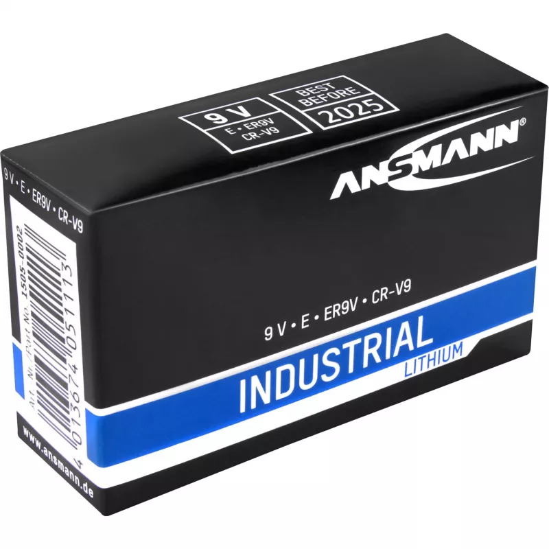 Ansmann 1505-0002 - Einwegbatterie - Lithium - 9 V - 5 Stück(e) - Schwarz - -40 - 60 °C