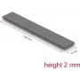Wärmeleitpad DeLOCK 18477 3 W/m·K Grau 20x120x2 mm