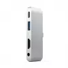 Satechi Aluminum USB-C Hub für iPad Pro Silber