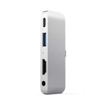 Satechi Aluminum USB-C Hub für iPad Pro Silber