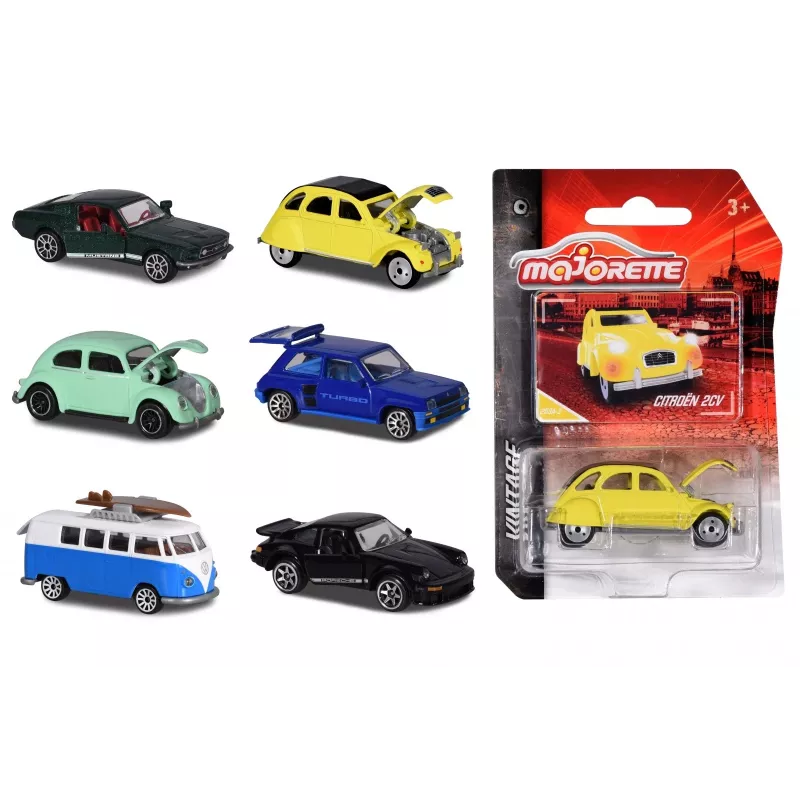 Majorette Vintage Spielzeugauto, sortiert (6 Typen)