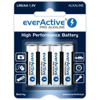 everActive Einwegbatterie Alkaline AA 1,5 V LR64BLPA 4er-Pack