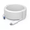 UBIQUITI G4 DOORBELL PRO POE AUF USB-C-KABEL. SIEBEN-METER-USB-KABEL, DAS EINE G4 DOORBELL PRO MIT EINER POE-QUELLE VERBINDET