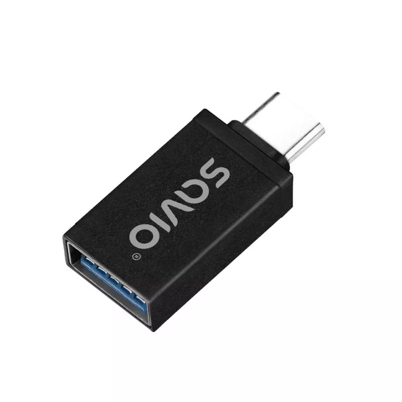 Savio AK-80 Videokabel-Adapter 0m USB Typ-A USB Typ-C Schwarz