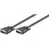 Wentronic Goobay DVI-D FullHD-Kabel Dual Link, Schwarz, 1,8 m - DVI-D-Stecker Dual-Link (24+1-Pin) > DVI-D-Stecker Dual-Link (24+1-Pin) (93573)