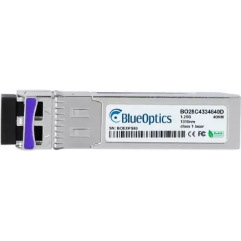 SFP Glasfaser-Transceiver BlueOptics 100-04063-BO, 1250 Mbit/s, Silber, MTBF 1.000.000 h