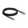 DELOCK Ultra High Speed HDMI-Kabel 48 Gbit/s 8K 60Hz Grau 2m Zertifiziert