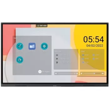 Sharp PN-L752B interaktives Whiteboard 190,5 cm (75 Zoll) 3840 x 2160 Pixel Touchscreen Schwarz