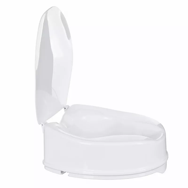 Toilettensitzerhöhungszubehör ActionMed NT15AM — Erhöhung, 15 cm Höhe, Polypropylen, abschließbar, maximale Belastung 180 kg, Innenmaß 210×268 mm, Breite 360 mm