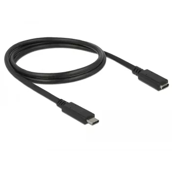 USB-Kabel DeLOCK 85533 USB 3.2 Gen 1 1m USB C Schwarz