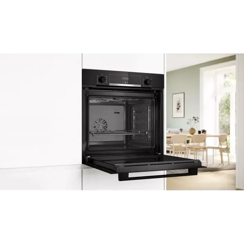 BOSCH HBA514BB3 Backofen + BOSCH HEZ538000 einstufige Teleskopauszüge