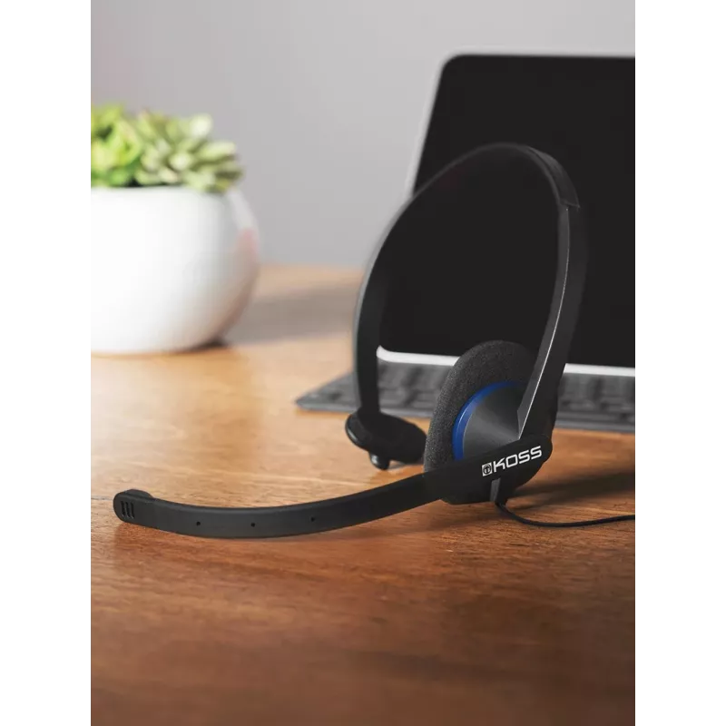 Koss CS200i Headset Kabelgebundenes Kopfband Büro/Callcenter Schwarz