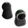 Qoltec Tisch-Barcode-Lesegerät für 1D- und 2D-Codes, QR-Scanner, Schwarz
