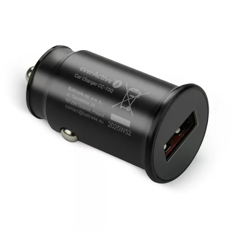 Auto-Ladegerät everActive CC-15Q QC3.0 18W 1×USB