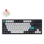 Mechanische Tastatur Keychron Q3 MAX mit Gateron Jupiter Red Switches, Schwarz, US-Layout