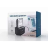 Gembird HD32-U2S-5 Dockingstation für 2,5- und 3,5-Zoll-Festplatten, USB 2.0 Type-A, Schwarz